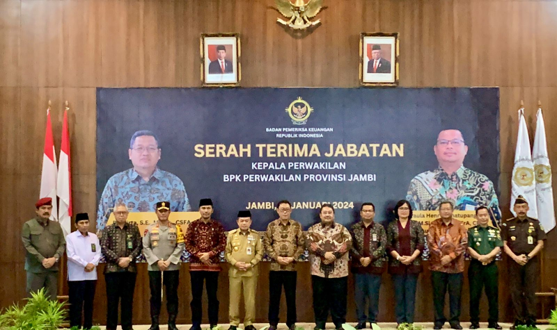 Hadiri Sertijab Kepala BPK, Ketua DPRD: Tetap Bangun Koordinasi dan Komunikasi, PETAJAMBI.COM