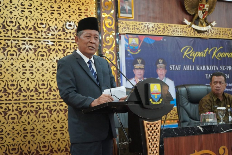 Wagub: Rakor Staf Ahli Kepala Daerah Media Percepatan Pembangunan di Jambi, PETAJAMBI.COM