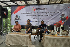 Pasca Pemilu, Bawaslu Gelar Konsolidasi Bersama Media, PETAJAMBI.COM