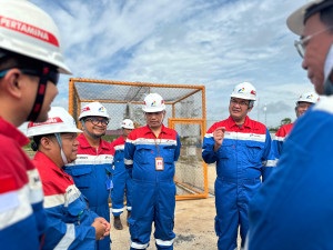 Dirut PHR Regional Sumatera Cek Fasilitas Stasiun Pengumpul di Muarojambi, PETAJAMBI.COM