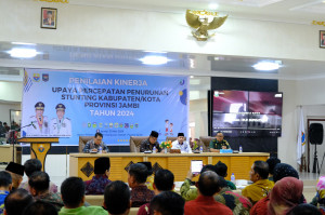 Atasi Stunting, Wagub Jambi Minta Tingkatkan Konvergensi Keterpaduan Program, PETAJAMBI.COM