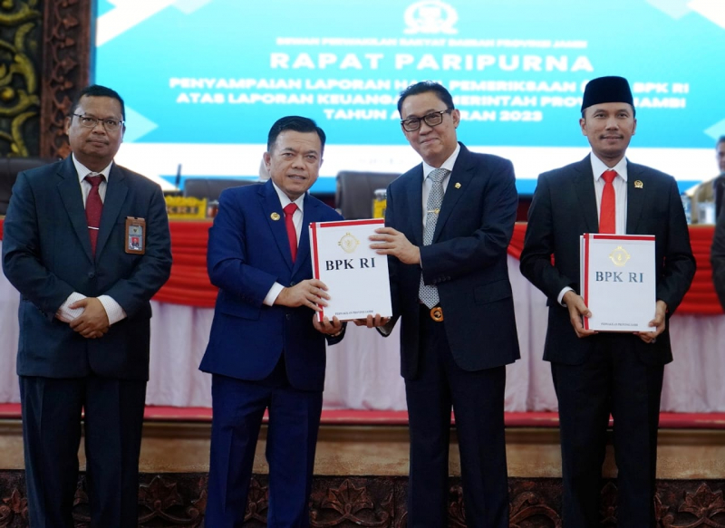 Diraih Beruntun Sejak 2013, Kini Pemprov Jambi Koleksi Selusin Predikat Opini WTP, PETAJAMBI.COM