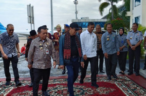 Ketua DPRD Dampingi Menkumham Kunjungan Kerja ke Jambi, PETAJAMBI.COM