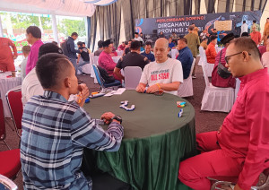 Sekretariat DPRD Gelar Turnamen Domino Meriahkan HUT ke-68 Provinsi Jambi, PETAJAMBI.COM