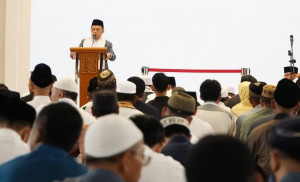 Dihadiri Gubernur Jambi, Masjid Islamic Center Perdana Gelar Salat Id, PETAJAMBI.COM