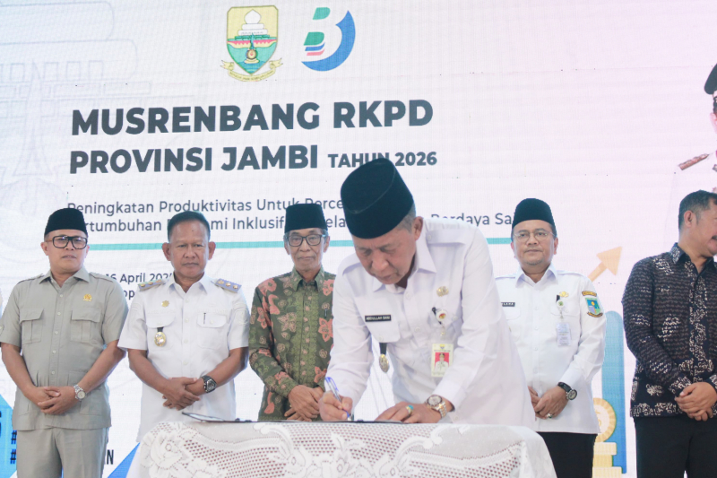 Musrenbang RKPD 2026, Wagub Paparkan Lima Isu Strategis dan Launching Quick Wins Pro Jambi