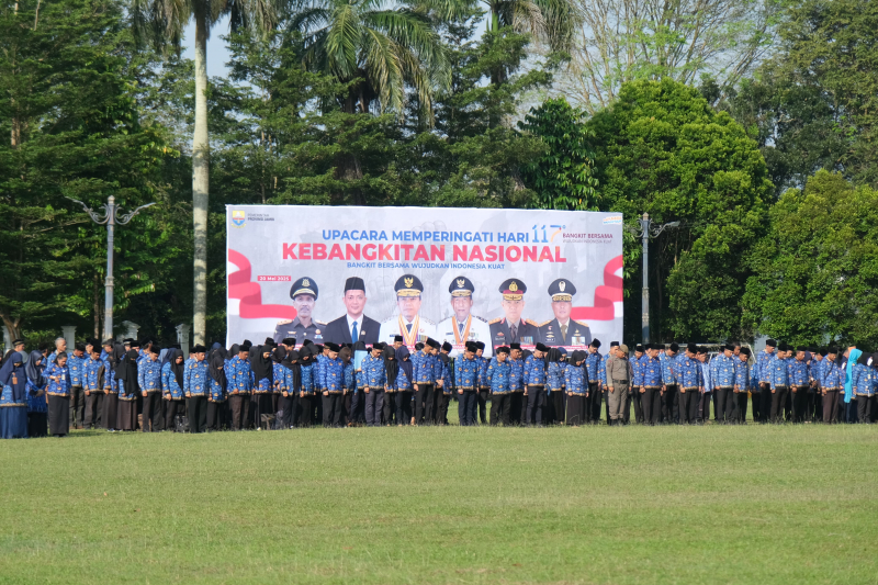 Peringati Harkitnas, Wagub Jambi Gelorakan Semangat Membangun Daerah