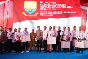 Presiden Resmikan 80 Ribu Kopdes Merah Putih, Gubernur Jambi: Program ini Tingkatkan Ekonomi Masyarakat Desa, PETAJAMBI.COM