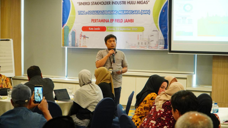 Gelar Sosialisasi BMN, PEP Field Jambi Perkuat Pemahaman Masyarakat soal Aset Negara  , PETAJAMBI.COM
